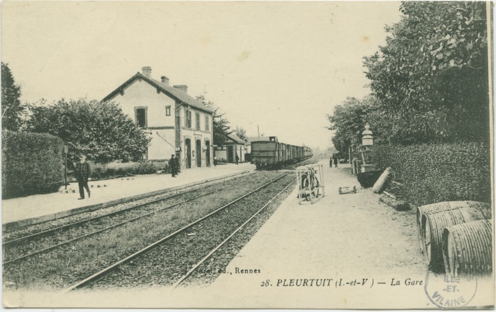 La gare de Pleurtuit
